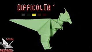 [ORIGAMI ITA] Dinosauro (Bebè Parasaurolopus - Fernando Gildado Gòmez) || Animali/Draghi/Complessi