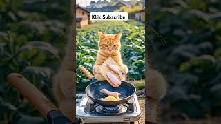 Kucing lucu memasak #cat #catfunny #animals #catvidoe #catlover