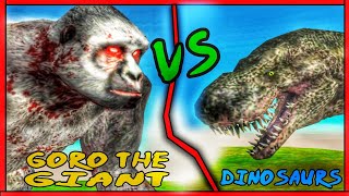 GORO THE GIANT VS DINOSAURS - Animal Revolt Battle Simulator