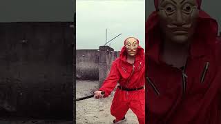 MONEY HEIST - Fighting Police #LATOTEM #Parkour #MONEYHEIST #Police #shorts #short #shortvideo