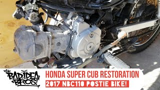 Honda Super Cub NBC110 Restoration - Part 01 | Custom Bike Build | New Zealand