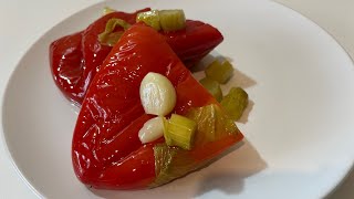 Самый Вкусный Маринованный красный Перец на зиму с Чесноком ОБАЛДЕ́ННЫЙ РЕЦЕПТ