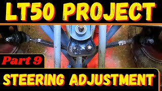 SUZUKI LT50 How to set steering tracking alignment replacement and adjustment LT 50 PROJECT PART 9