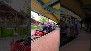 Cedar Point Steam Train Pulling Into Station #ohio #train #cedarpoint