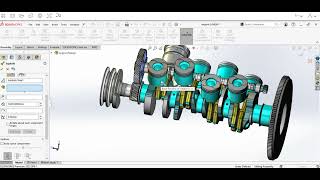 Exploring Cloud based SolidWorks Online_4 stroke Engine in SolidWorks