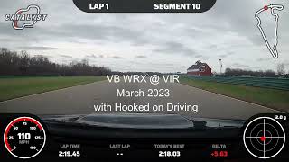 2023 Subaru WRX VB Fast Lap at VIR March 2024