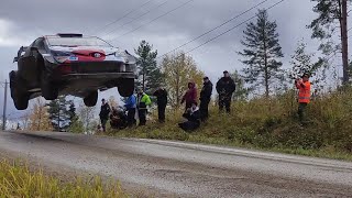 Esapekka Lappi Flying Famous Palsankylä Jump Rally Finland 2021 test Toyota WRC