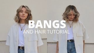 How I Style my Bangs & Short Hair