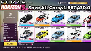 Forza Horizon 5 Save v1.667.430.0 All Cars