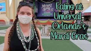 Universal Orlando's Mardi Gras: International Flavors of Carnaval: Trying Food and Catching Beads