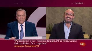 Alejandro Fernández "Sánchez ha pactado con Puigdemont, quien sostiene que España es una dictadura"