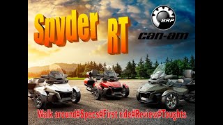 Can-Am Spyder RT 2021 walk around, specs, review, toughts, ride along @ bert adventure Tielt