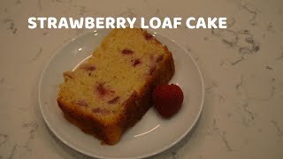 STRAWBERRY  LOAF CAKE|EGGLESS CAKE |STRAWBERRY CAKE|STRAWBERRY BREAD RECIPE