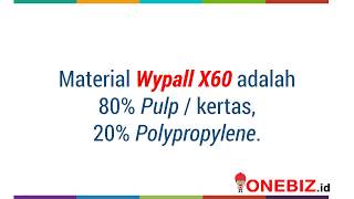 Jual WYPALL X60 93495 Wipers, jumbo roll, 900 sheets per roll, Distributor Resmi Kimberly Indonesia.