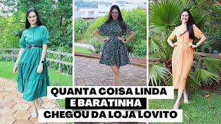 GRAVIDINHA experimentando looks novos da LOVITO - Loja baratinha na SHOPEE