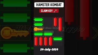 24-July-2024 Hamster Key | Hamster Mini Game | Claim Hamster Key #hamsterkombat #claimkey