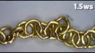 Pulse Arc Welding   18k Gold Chain