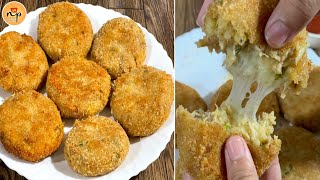 Potato Cheese Cutlets Recipe | Cheesy Cutlets Recipe |