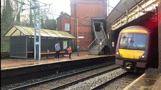 170 517 purple livery passes through Smethwick Rolfe Street