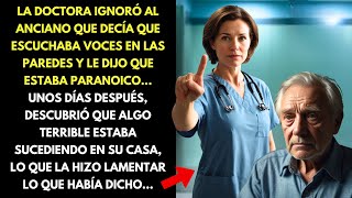 LA DOCTORA IGNORÓ AL ANCIANO QUE DECÍA QUE ESCUCHABA VOCES Y LE DIJO QUE ESTABA PARANOICO... DESPUÉS