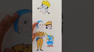 Ninja Hattori ❤️ Kabiya funny clip 😂🤣#littlesingham #drawing #motupatlu #spiderman #doraemon