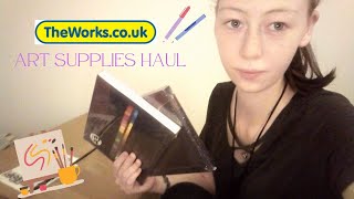 The Works Art Supplies Haul