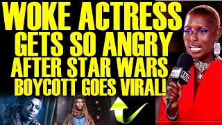 WOKE ACTRESS RAGES AT FANS AFTER STAR WARS BOYCOTT EXPLODES AS DISNEY & LUCASFILM PANIC!