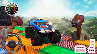 4x4 Monster Truck 3D Stunts Driver Game - High Speed Jump Test Parkour - Android GamePlay