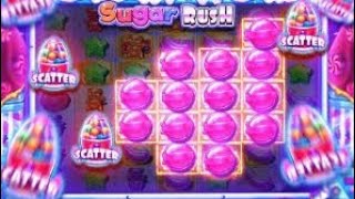 Huge $10,000 bonus buys on Sugar Rush slot