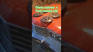 + BARN FIND  Chevy Camaro + Ford custom LTD ABANDONED ENCONTRADO ABANDONADO