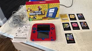 NINTENDO 2DS PORTABLE GAMING CONSOLE SUPER MARIO BROTHERS 2 EDITION ( COLOR BLUE) REVIEW