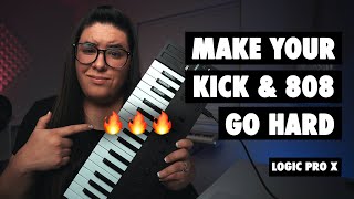 Make your KICK & 808 GO HARD *without competing - [Logic Pro X]