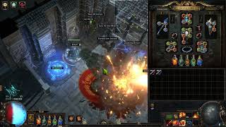 [POE 3.22]  First week progress, update on Poorman's Cremation build