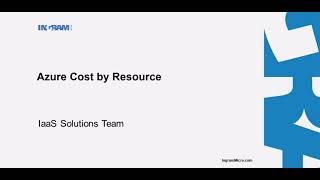 Azure Cost By Resource