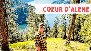 WELCOME to COEUR D'ALENE IDAHO - LAKE CRUISE and HIKING TRAILS #travelvlog