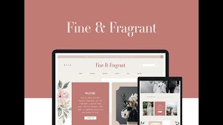 Fine & Fragrant Squarespace Website Template Built For Photographers