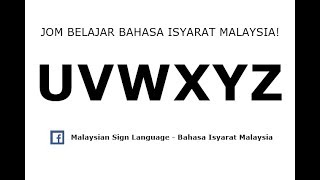 JOM BELAJAR BAHASA ISYARAT MALAYSIA!