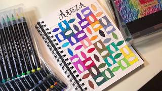 How to Make a Color Chart ~ Arteza Brush Pen