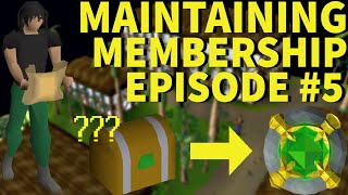 OSRS | MAINTAINING MEMBERSHIP by ONLY Completing EASY CLUES | Episode #5 (Series Finale)