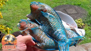 Parrotfish Cook Polynesian Style