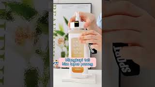 Botol Air Minum Kotak Tali Persegi Portable 700ML 900ml KJ323 KJ325