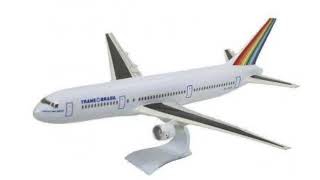 Maquete Boeing 767 - Transbrasil - Bianch