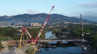 Mandelieu : Le nouveau viaduc de la Siagne