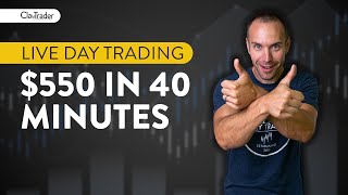 [LIVE] Day Trading | $550 Side Hustle (only 40 minutes!)