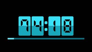 81 minutes Countdown Timer flip clock