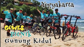 Gunung Kidul Yogyakarta Gowes asik menuju pantai Indrayanti ,Baron,Slili,Drini,Pantai pesisir Yogya.