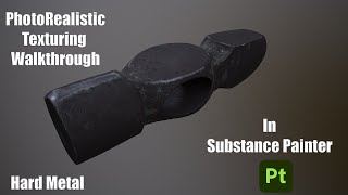 Learn How to Create a Photorealistic Textured Hard Metal Effect in Substance Painter