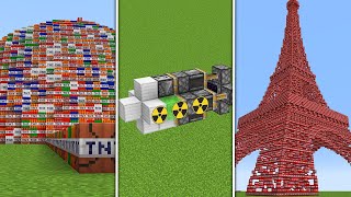 9 greatest tnt experiment in one video Minecraft