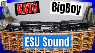 This wasn't expected from Kato's N Scale Bigboy, it has ESU sound - DaBob's ManCave