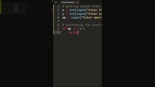 most simple calculator ever made 😯 #shorts #python